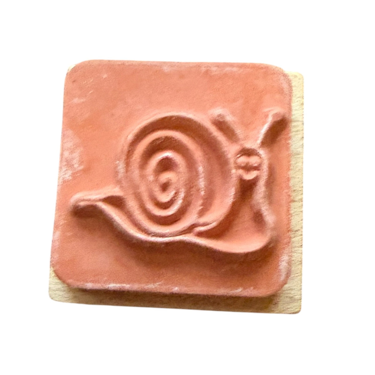 Smiling Snail Crawling Crafting Unbranded Rubber Stamp