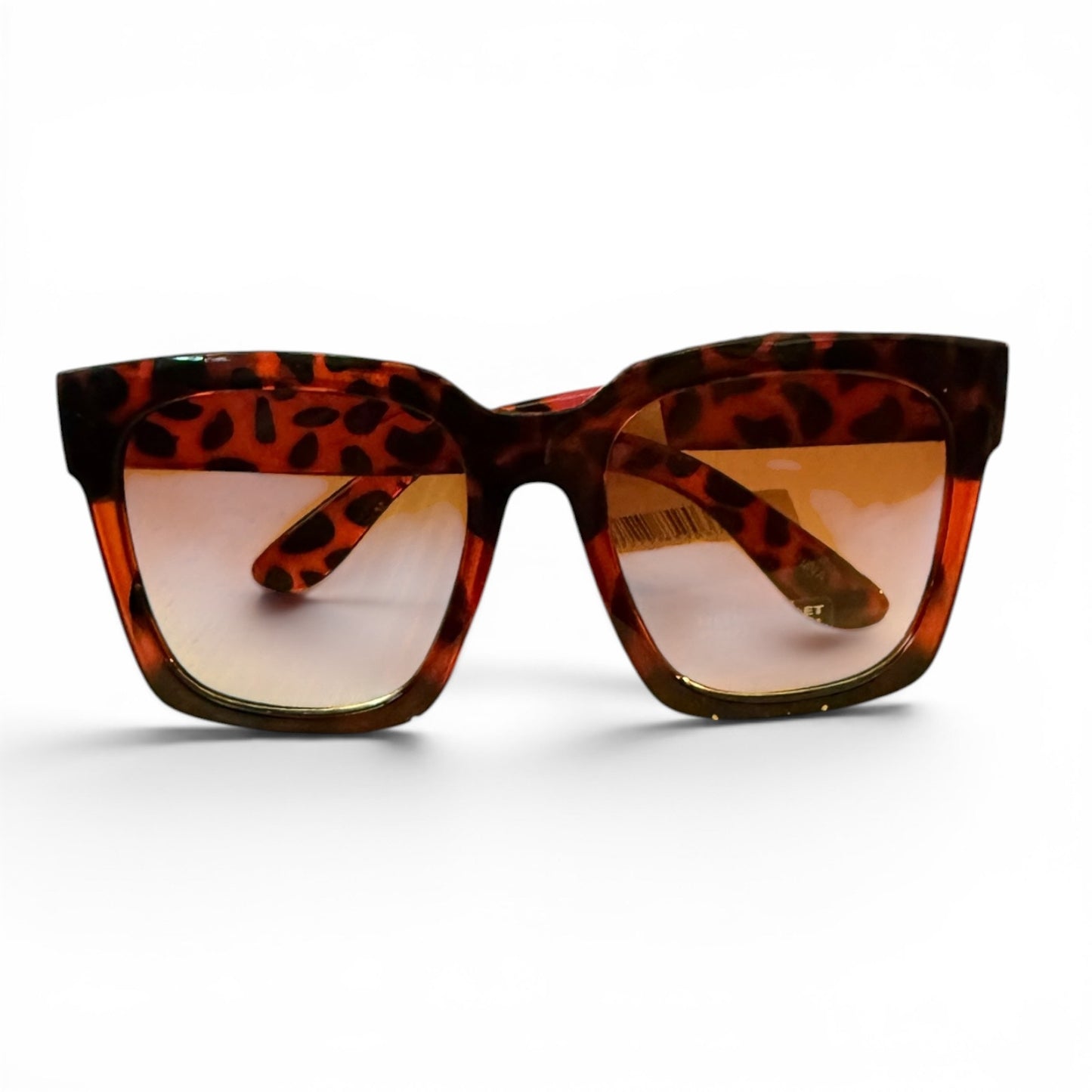 Wide Frame Women's Tortoise Shell Sunglasses Ultraviolet Protection