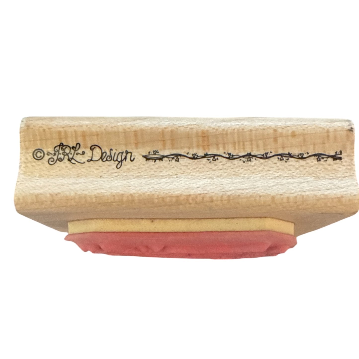 Jrl Design Rare Vintage H154 Dolphin Duo Ocean Marine Dolphins Rubber Stamp