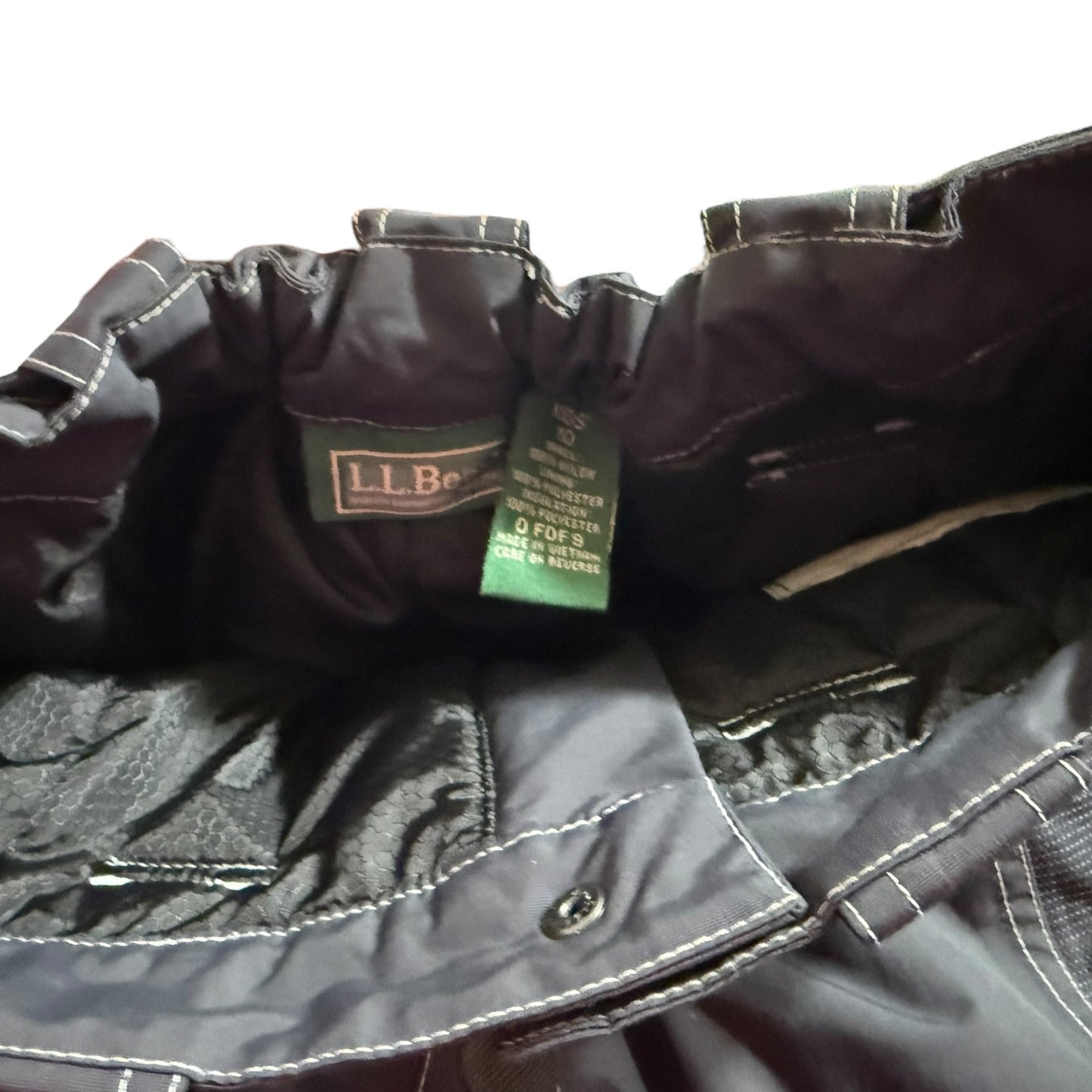 LL Bean Youth Blue Snow Winter Thinsulated Insulated Pants Size 10