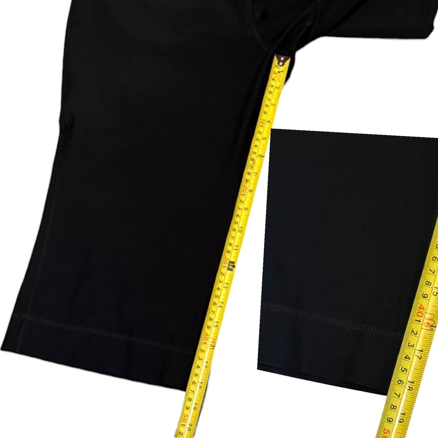 Nike Dri Fit Black Stretch Knee High Capri Workout Pants Size XL