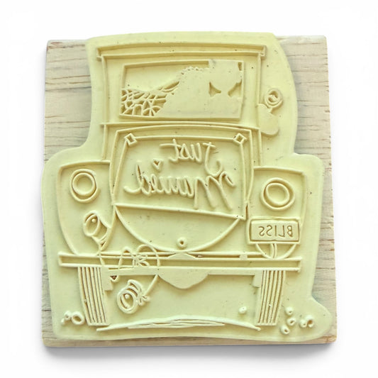 Stamps Etc Just Married CRI-122-B Rubber Stamp