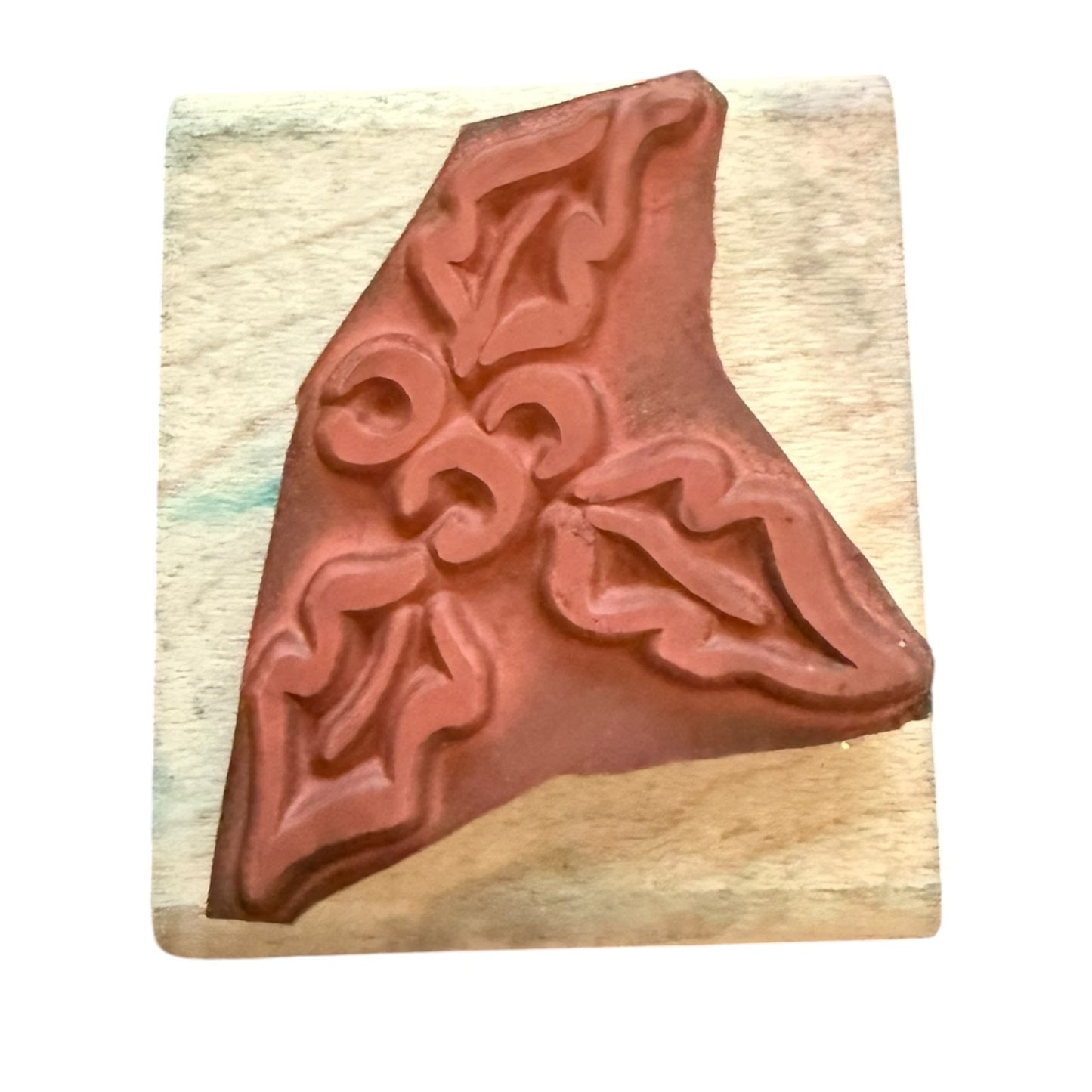Stampin Up! Vintage 1998 Christmas Holly Plant Rubber Stamp