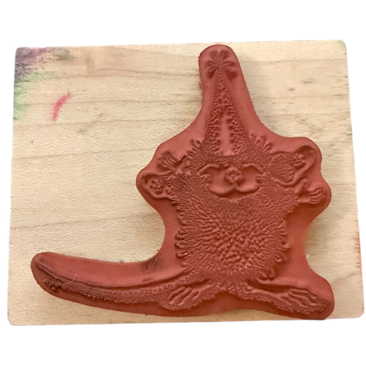 Stampa Rosa Party Mouse Monica House Mouse 322E 1999 Crafting Rubber Stamp