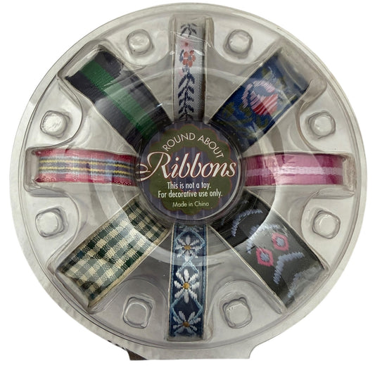 Portafolia Round About Ribbons Set Of 8 Ribbon Wheels