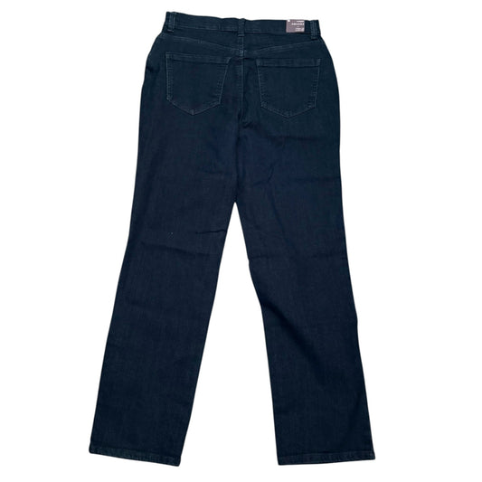 Gloria Vanderbilt Amanda Blue Denim Tapered Leg Jeans Size 8 Short NEW