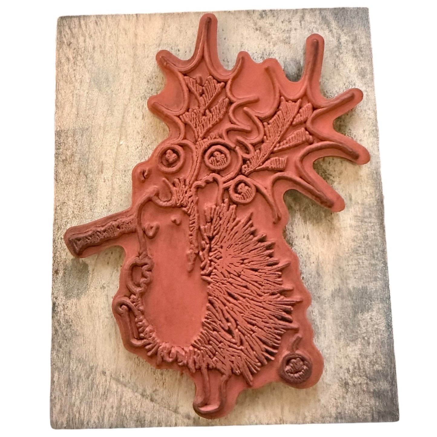 Penny Black 2010 Margaret Sherry A Thorny Affair Hedgehog 4052K Rubber Stamp