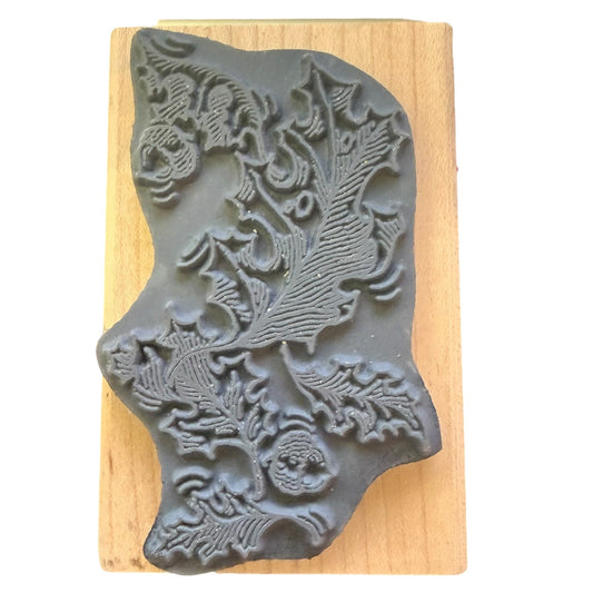 Stampendous! Oak Leaves M050 Rubber Stamp