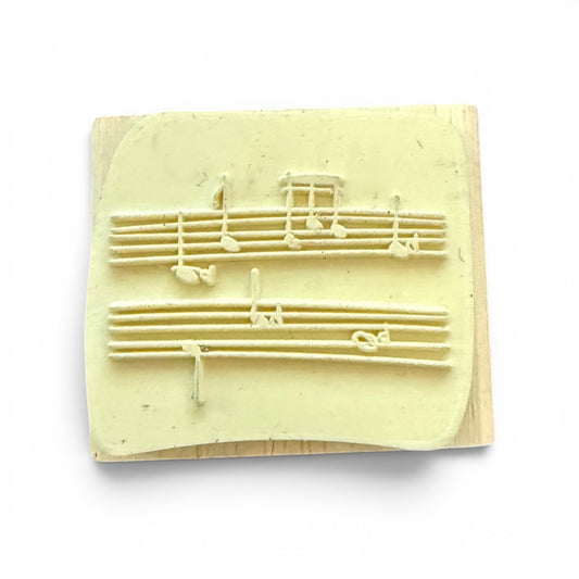 Stamps Etc Music Musical Notation Notes Rubber Stamp CRI-123-B