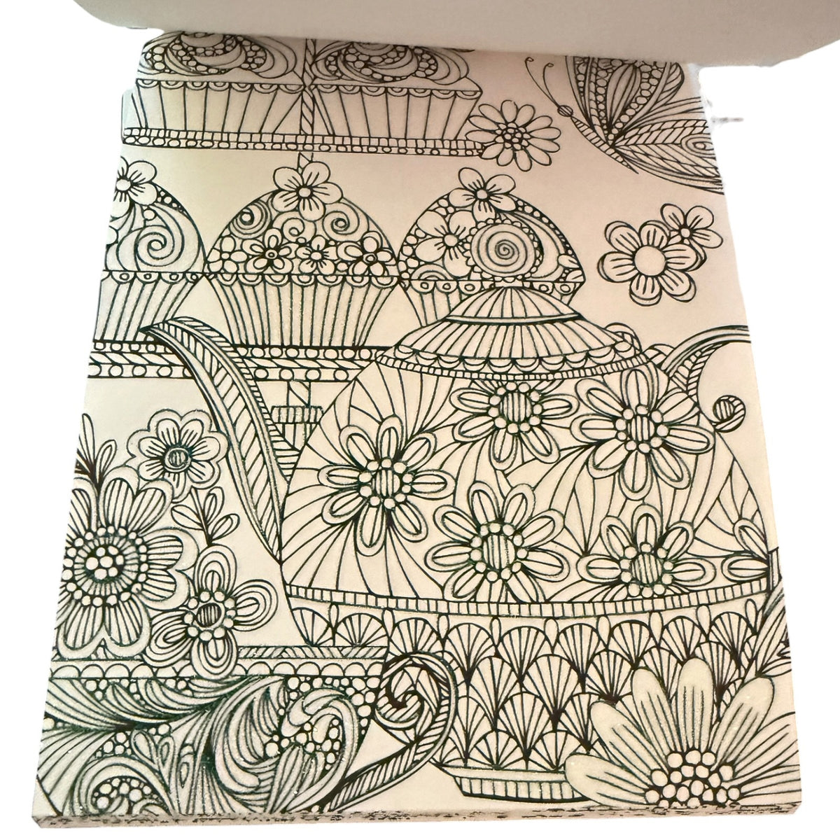 Spectrum Noir Colorista In Full Bloom Colourable Glitter Coloring Marker Pad