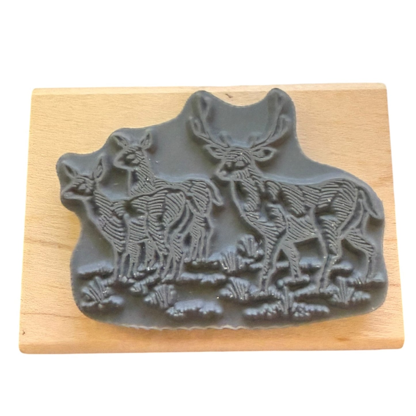 Stampendous! Vintage 1997 Whitetail Deer H110 Rubber Stamp