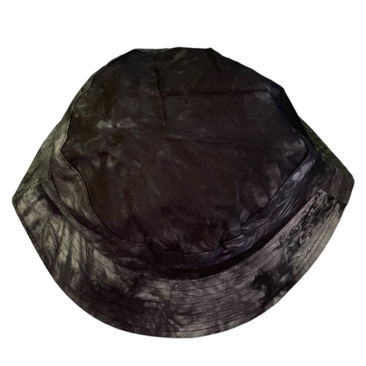 Top of black tie dye hat