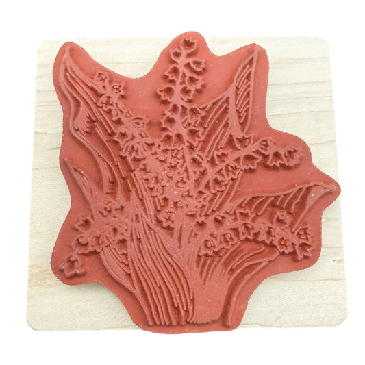 Heartfelt Creations Lily Of The Valley Botanical Floral Rubber Stamp