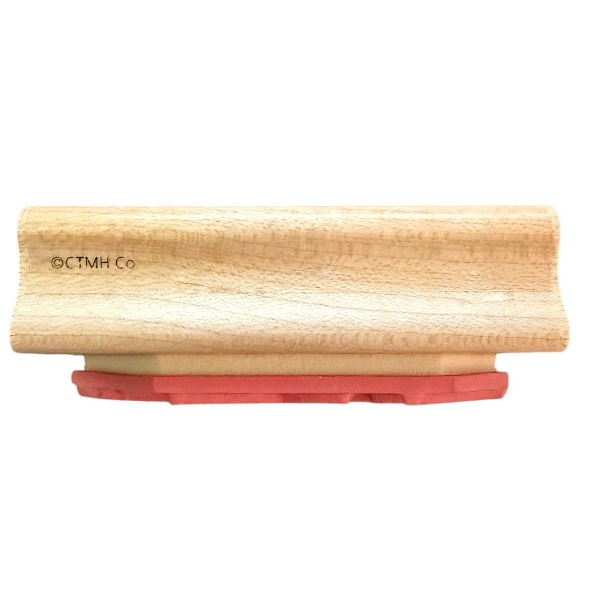 A wooden stamp block shown against a plain white background. The brand name '©CTMH Co.