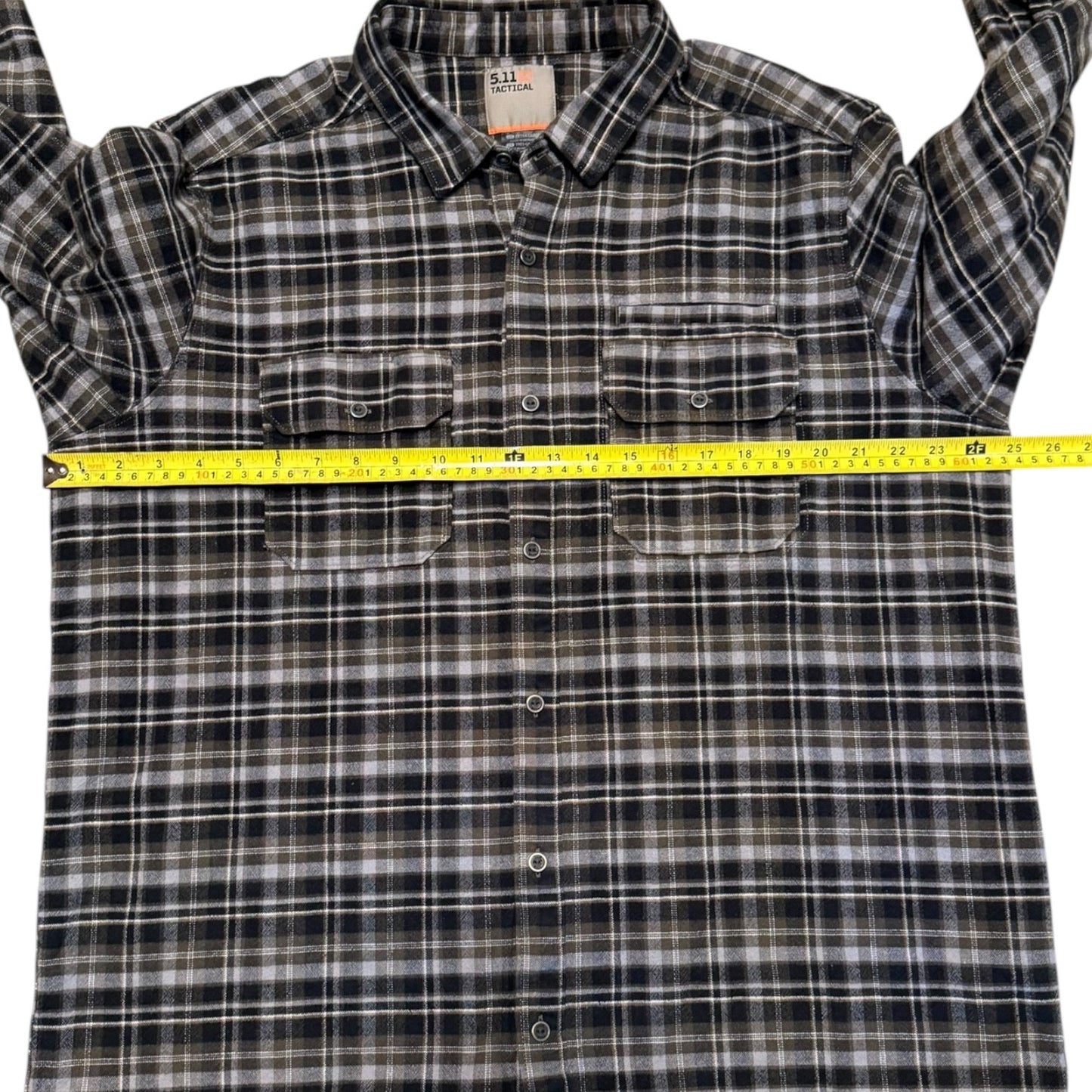 5.11 Tactical Plaid Cotton Flannel Shacket Size XL