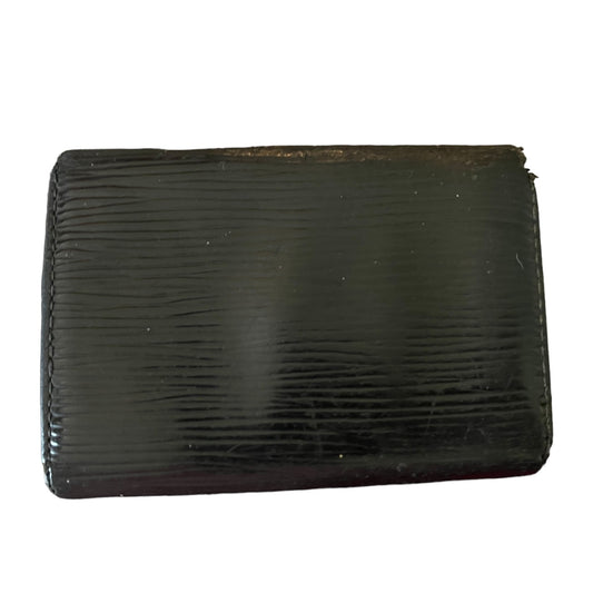 Back of black keychain