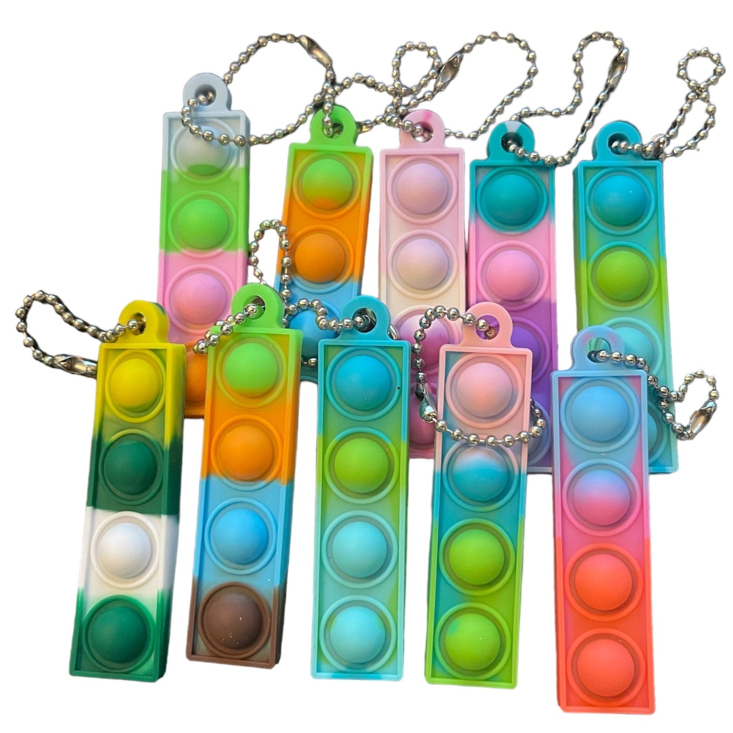 Set of 10 keychains