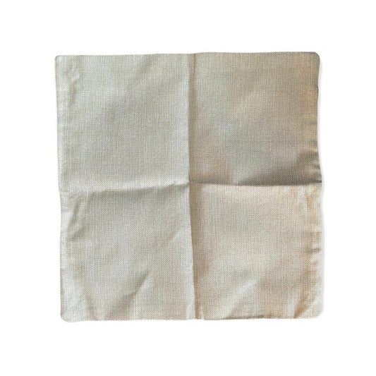 Back of pillowcase on a white background