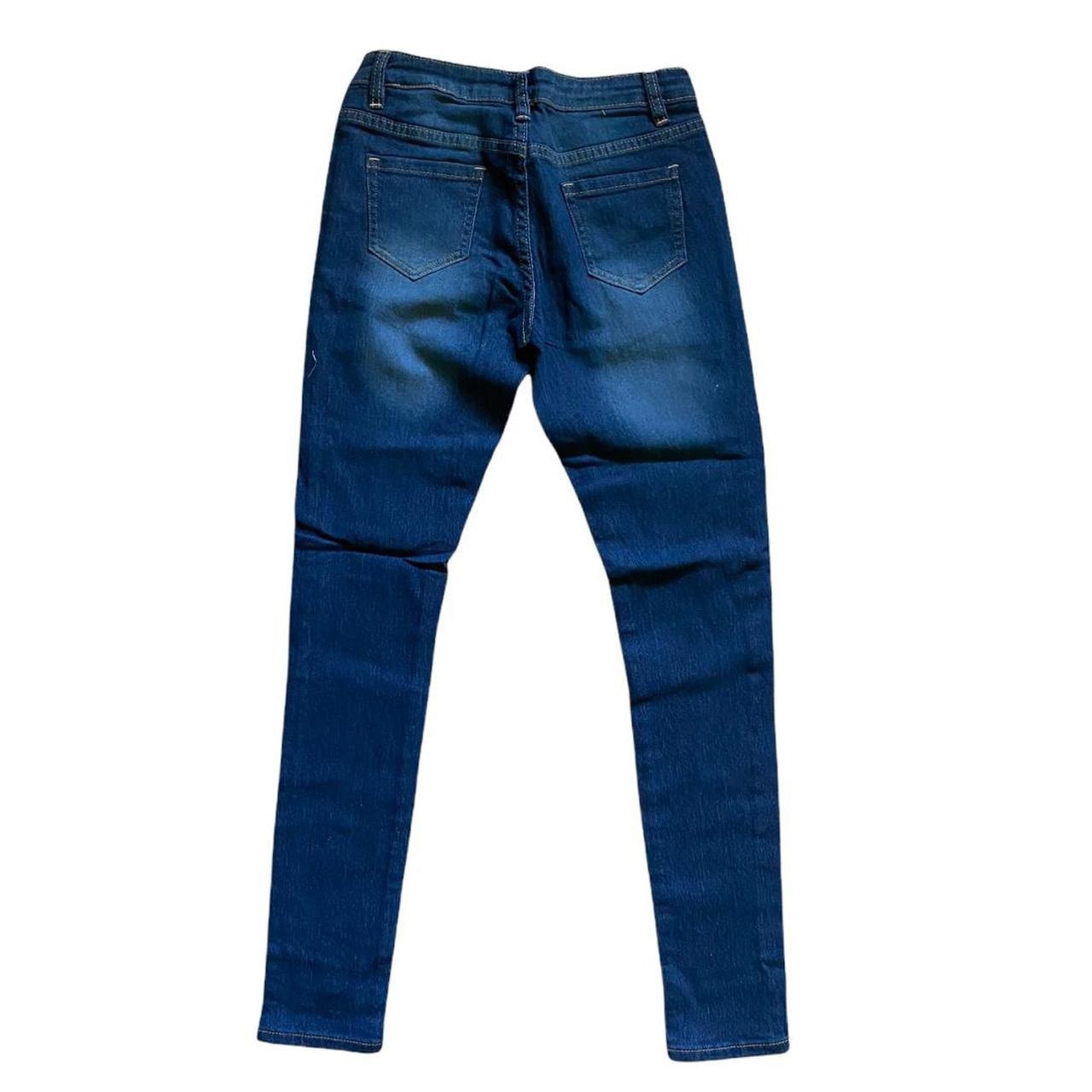 YRL Fantasy Blue Denim Skinny Jeans Size 5