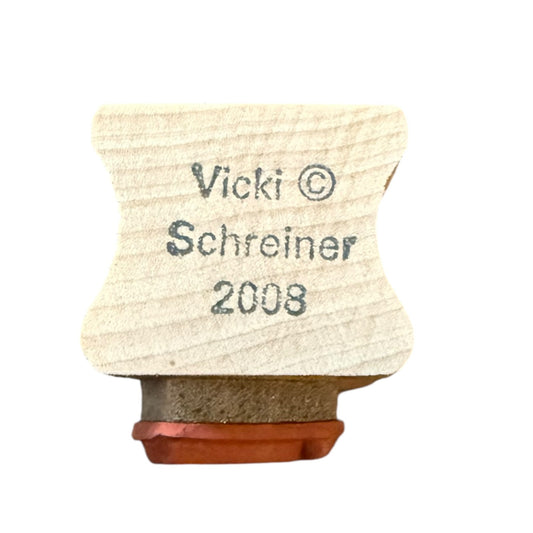 Vicki Schreiner 2008 Bird Rubber Stamp