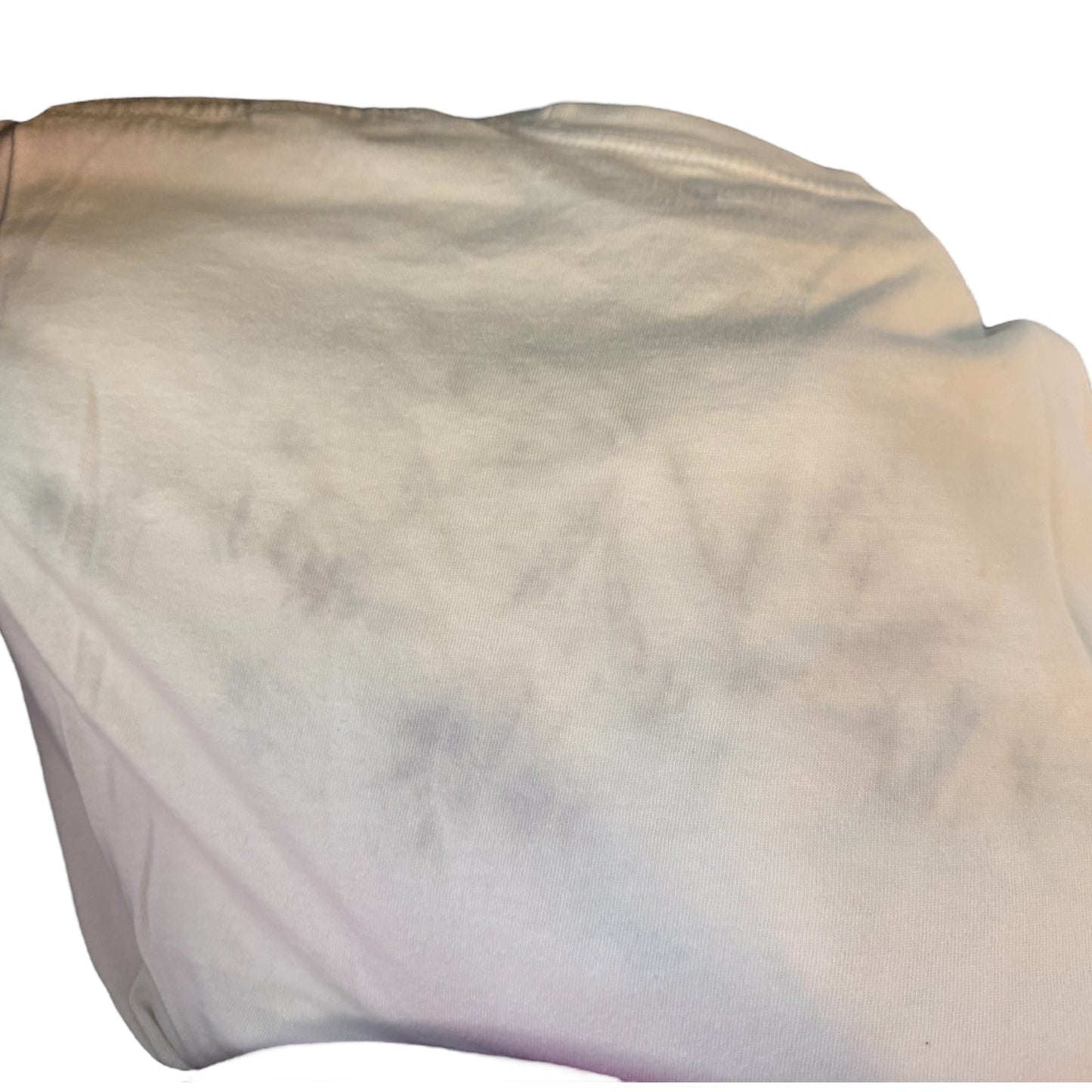 Back of white shirt with issues