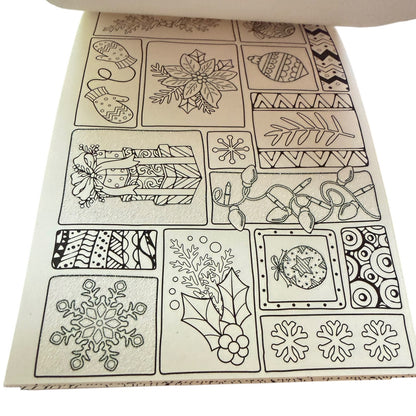 Spectrum Noir Colorista Holiday Wishes Colourable Glitter Coloring Marker Pad