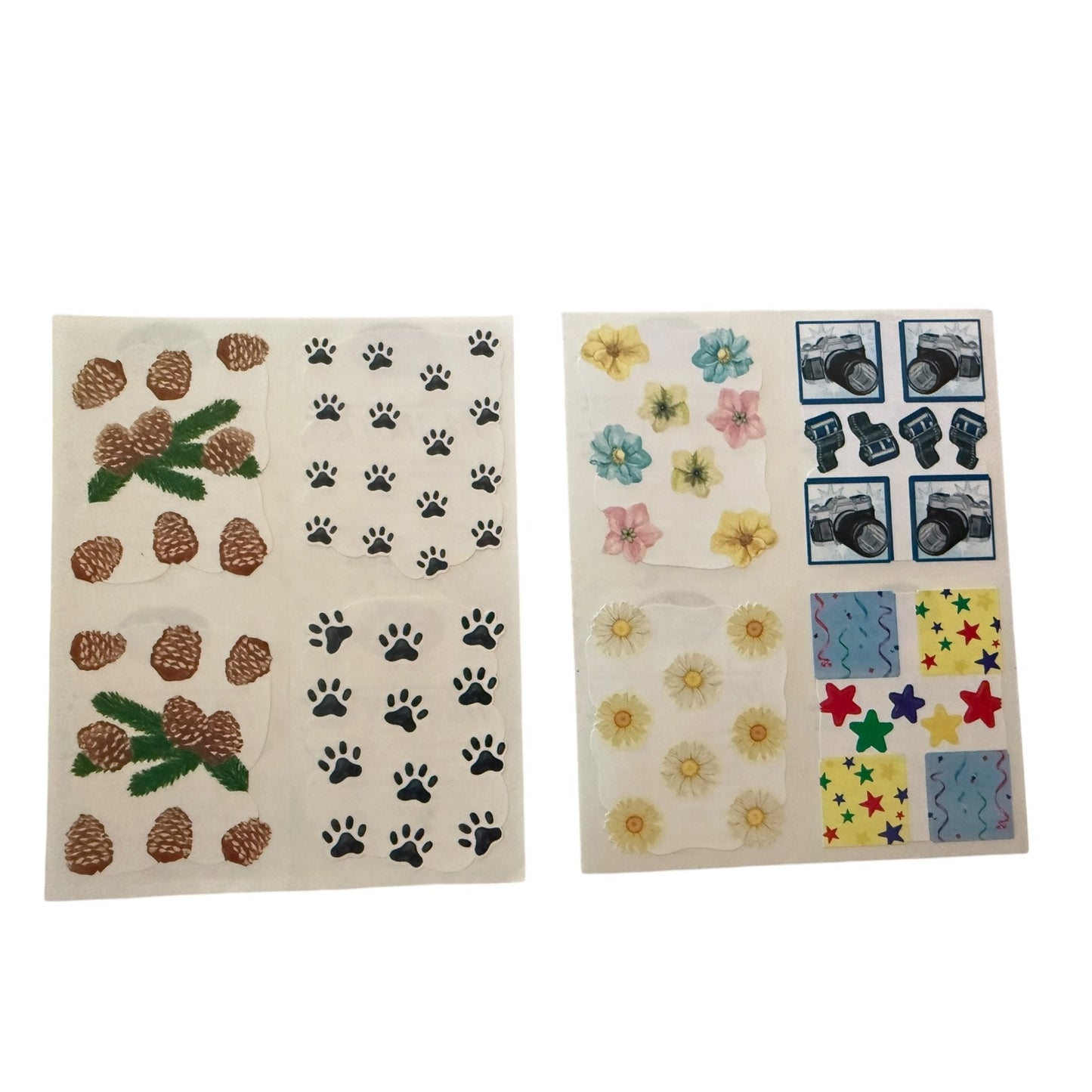 Creative Memories Fundamentals Balloons Paw Print Hands Party Sticker Collection