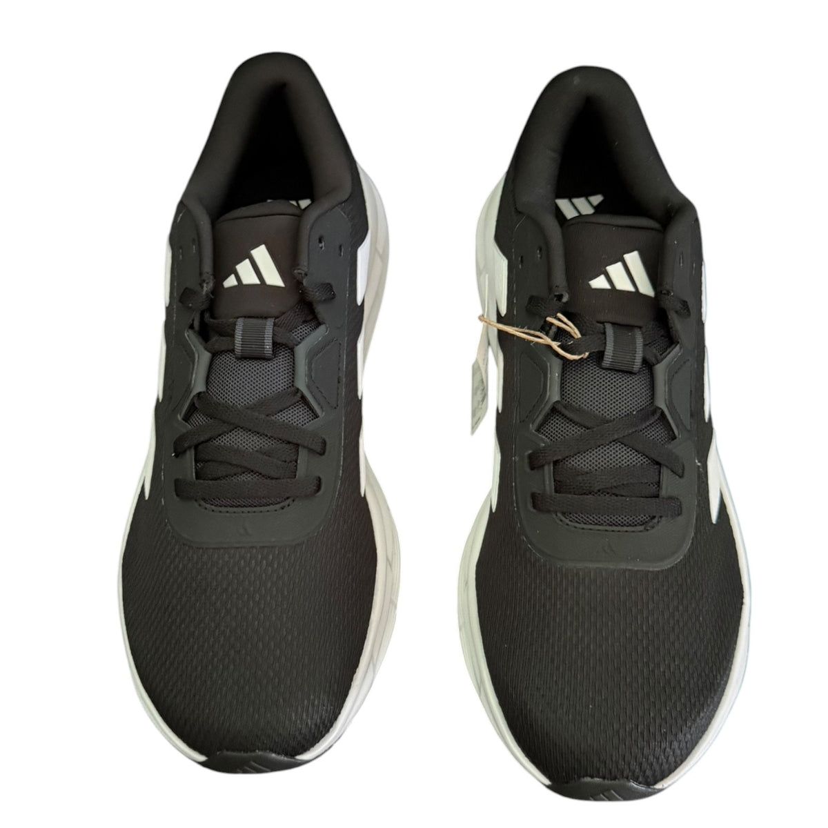 Adidas Mens Back White Galaxy 7 Running Athletic Sneaker Shoes Size 11