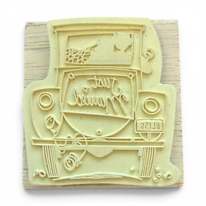 Stamps Etc Just Married CRI-122-B Rubber Stamp