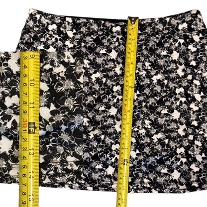 Tranquility By Colorado Clothing Black White Skort Skirt Small