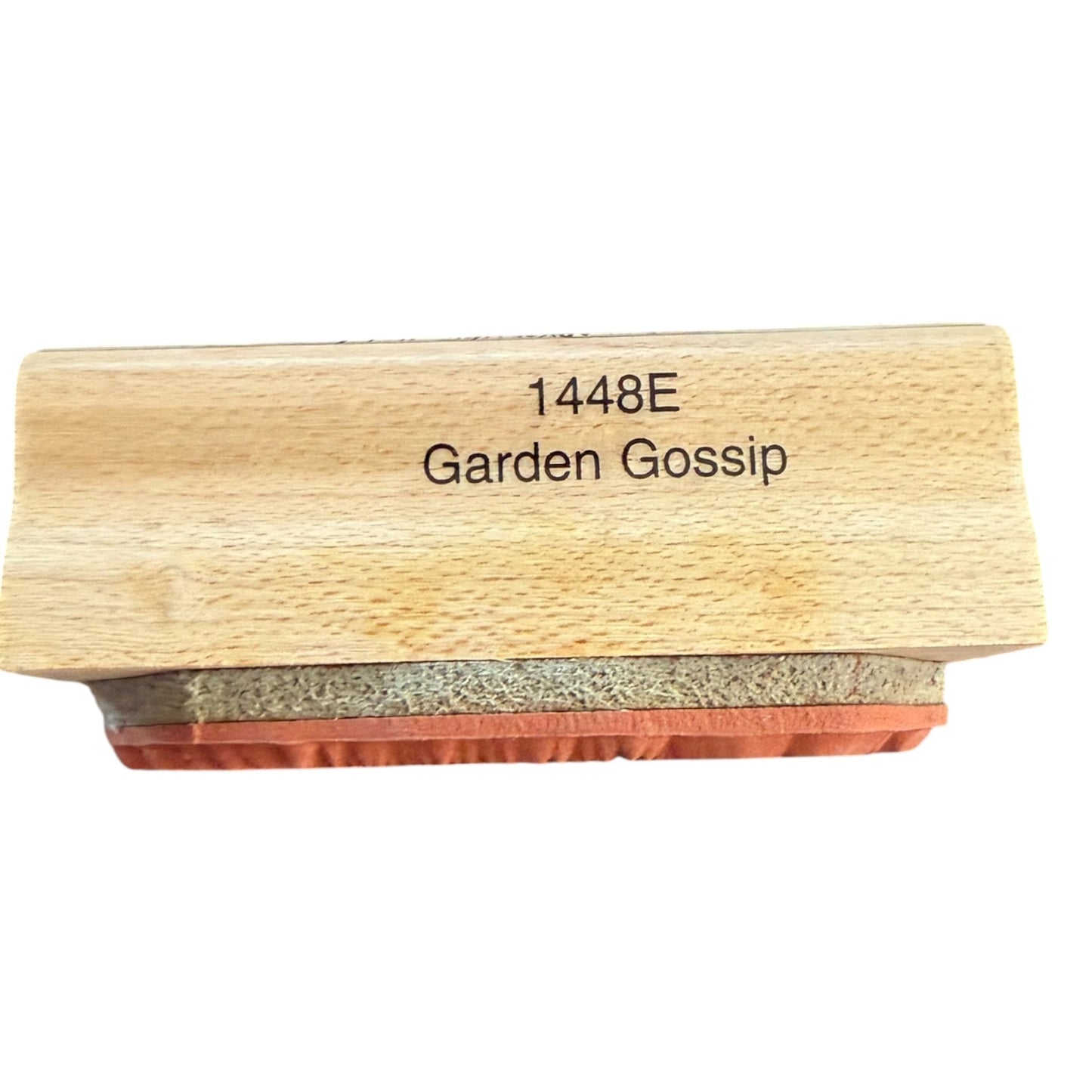Penny Black 2001 Garden Gossip Hedgehog Ladybug EUC 1448E Rubber Stamp
