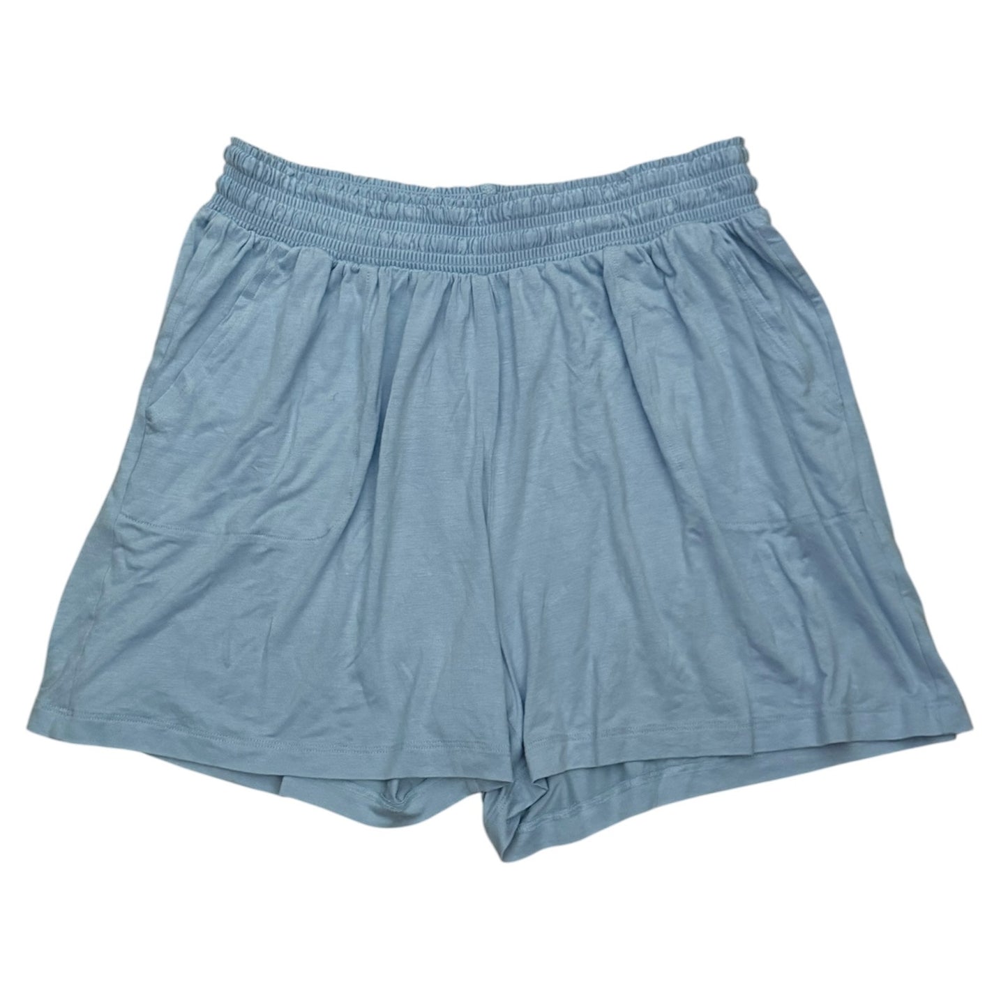 J+B 1 Pair Blue Pajama Sleep Lounge Shorts Size Large NWOT