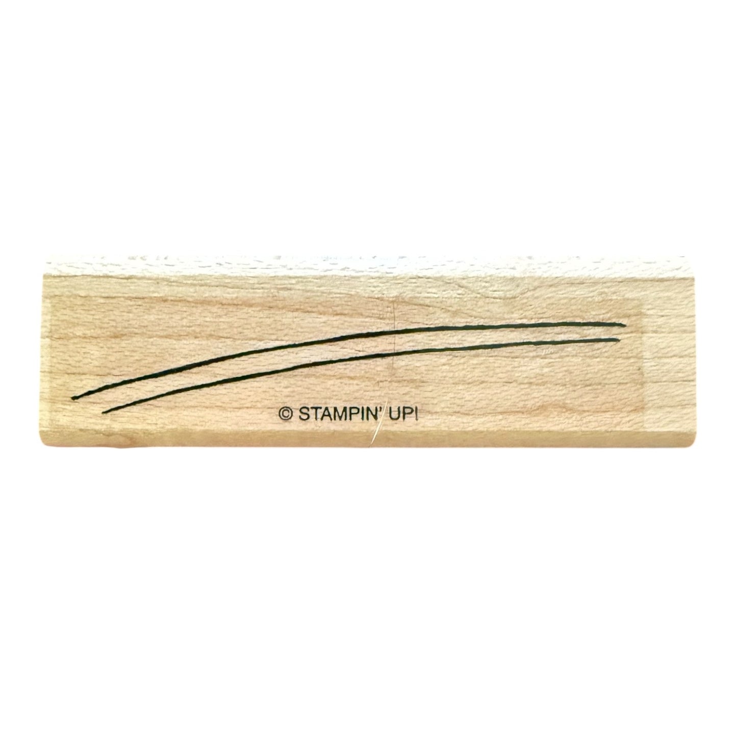 Stampin’ Up! Curved Flower Garden Stem Rubber Stamp