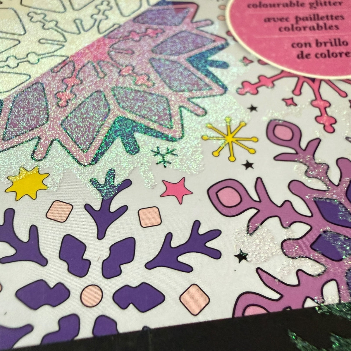 Spectrum Noir Colorista Holiday Wishes Colourable Glitter Coloring Marker Pad
