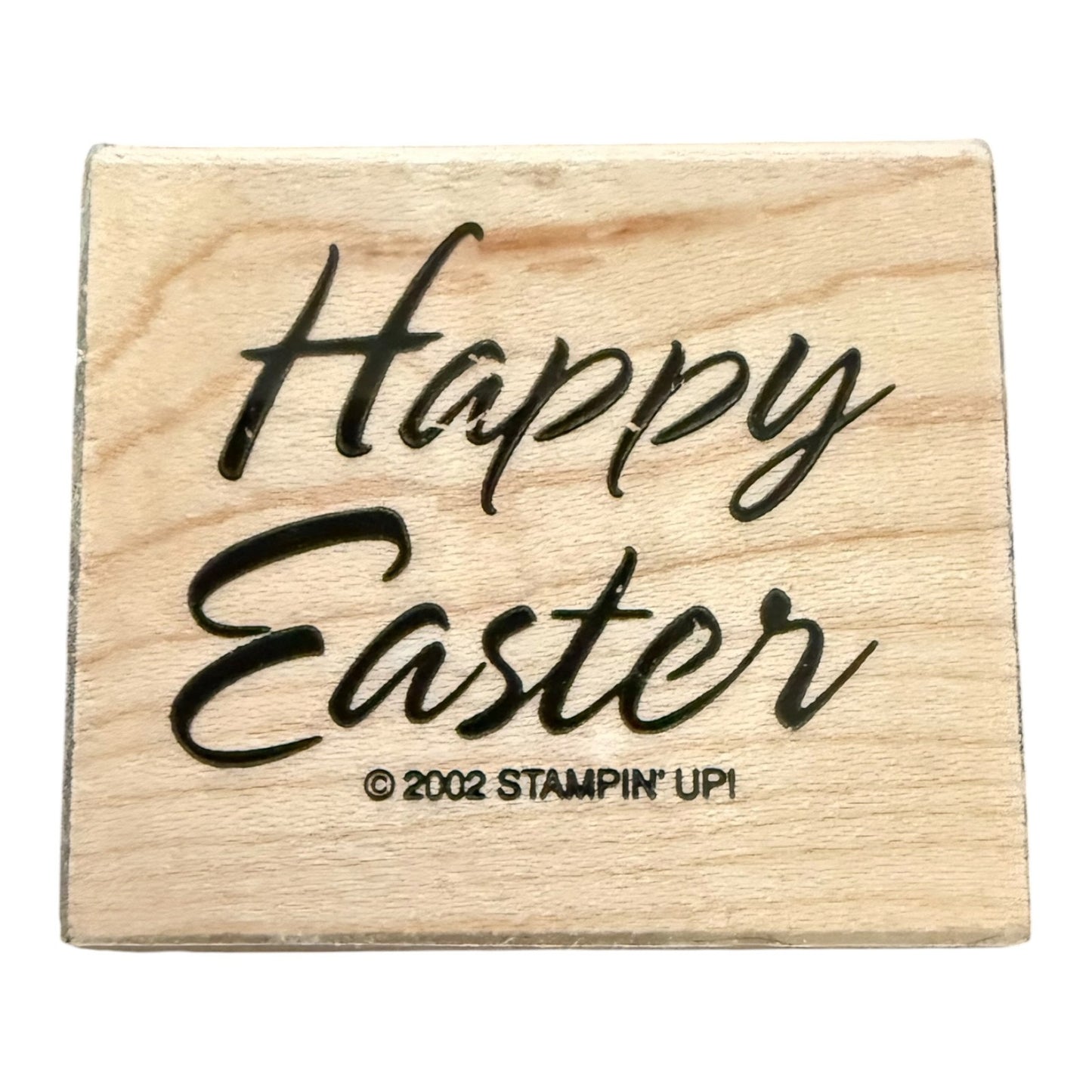 Stampin’ Up Happy Easter Vintage 2002 Rubber Stamp
