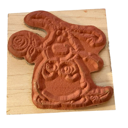 Penny Black I'm So Cute 1706H EUC Dog With Rose Margaret Sherry Rubber Stamp