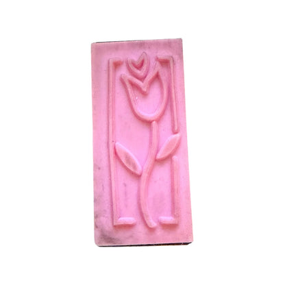 Single Tulip Flower Unbranded Rubber Stamp