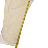 Amazon Essentials White Linen Blend Wide Leg Pants inseam