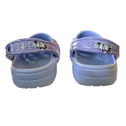 Crocs Disney Parks Purple 100th Anniversary Clog Shoe Size M 5 W 7