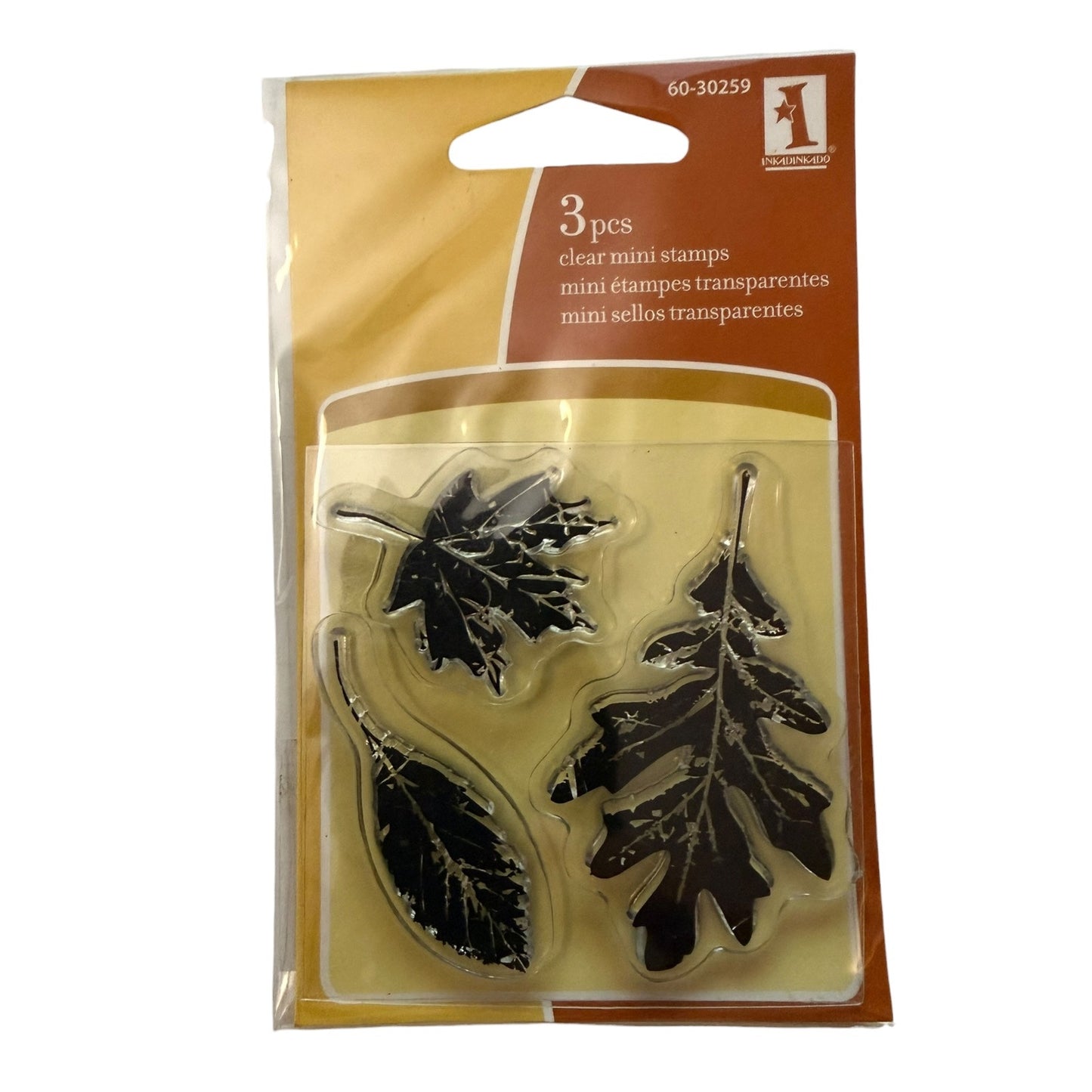 Inkadinkado 3 Leaf Foliage Harvest Clear Rubber Stamp