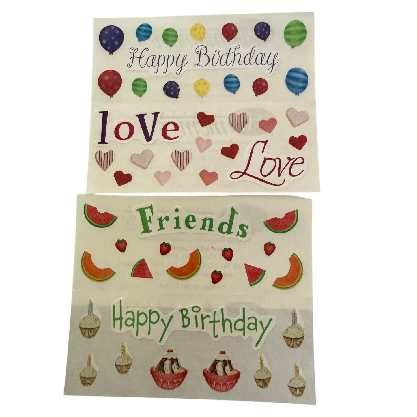 Creative Memories Vintage 2003 Seasons & Celebrations Stickers Collection