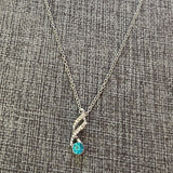 Close up of necklace