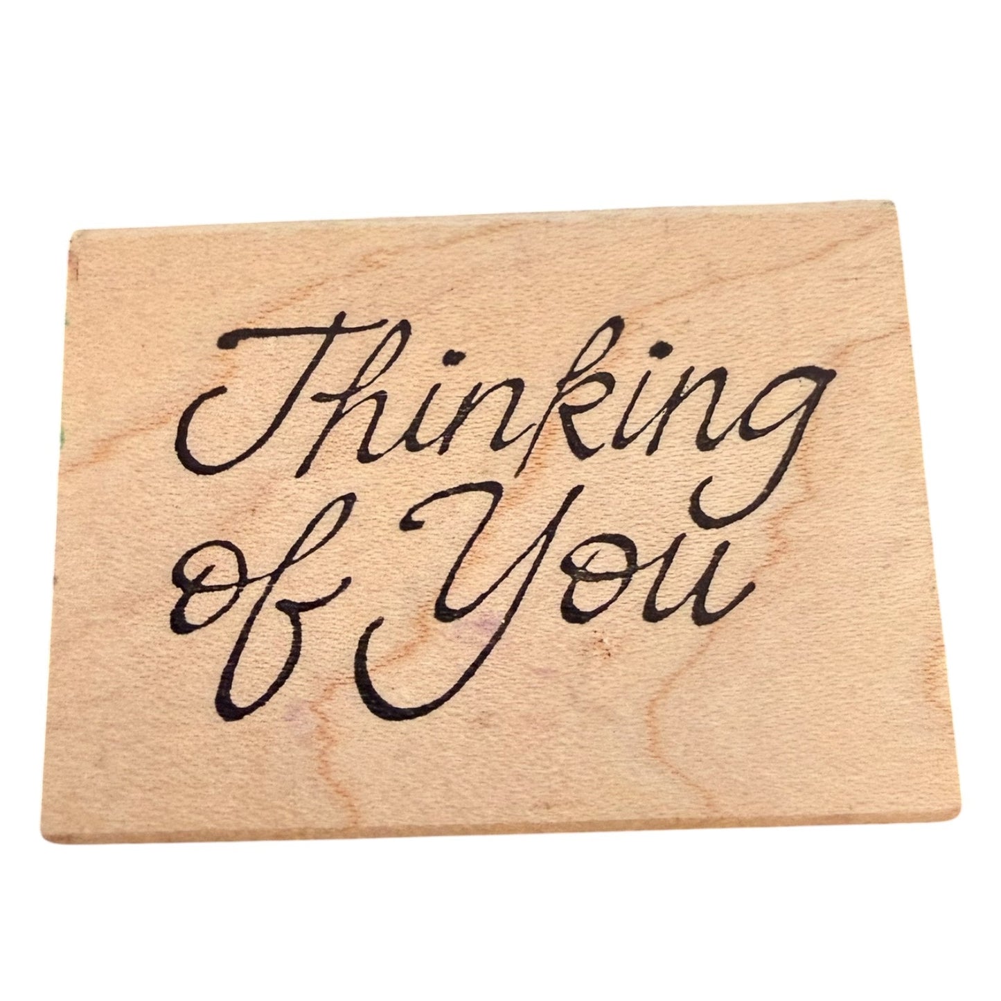 Art Impressions Vintage 1996 Thinking Of You E-921 Rubber Stamp