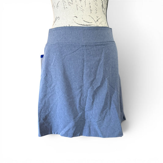 Blue skort on a white background