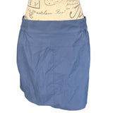 Back of blue skirt