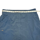 Waist of blue skirt