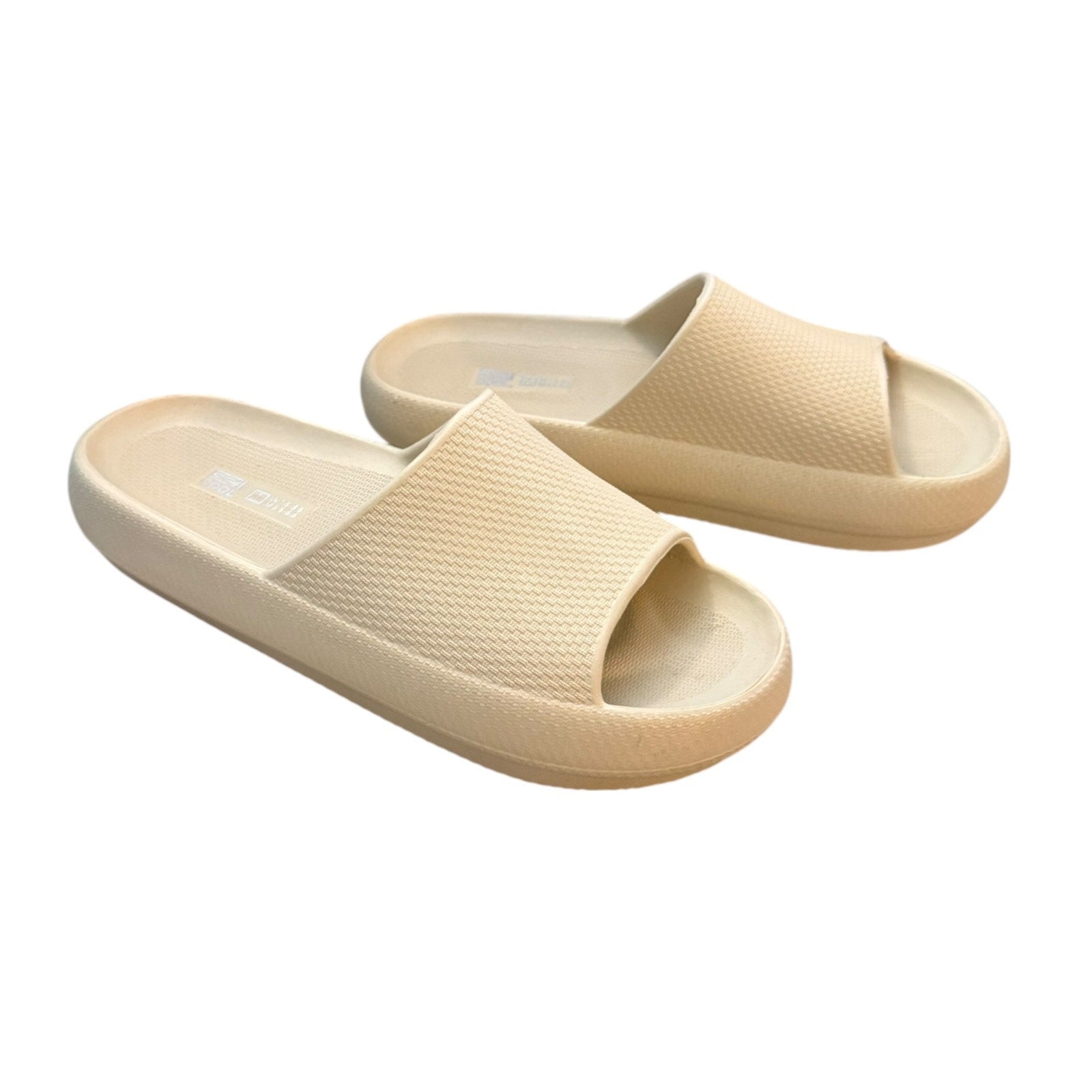 Pair of slides on a white background