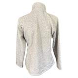 Back of gray jacket