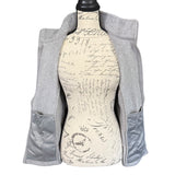 Interior of gray jacket