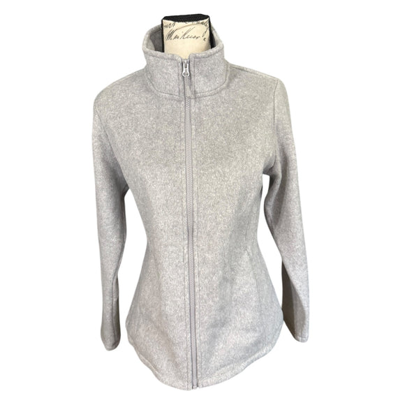 Front of gray jacket